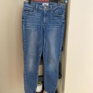 Paige Hixon Crop Denim Jeans